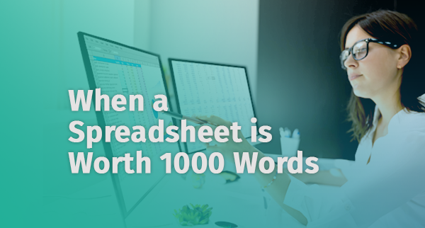 When a Spreadsheet is Worth 1000 Words