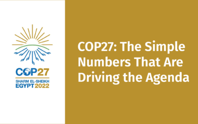 COP27: The Simple Numbers That Are Driving the Agenda