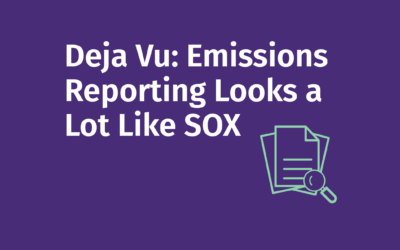 Deja Vu: Emissions Reporting Looks a Lot Like SOX
