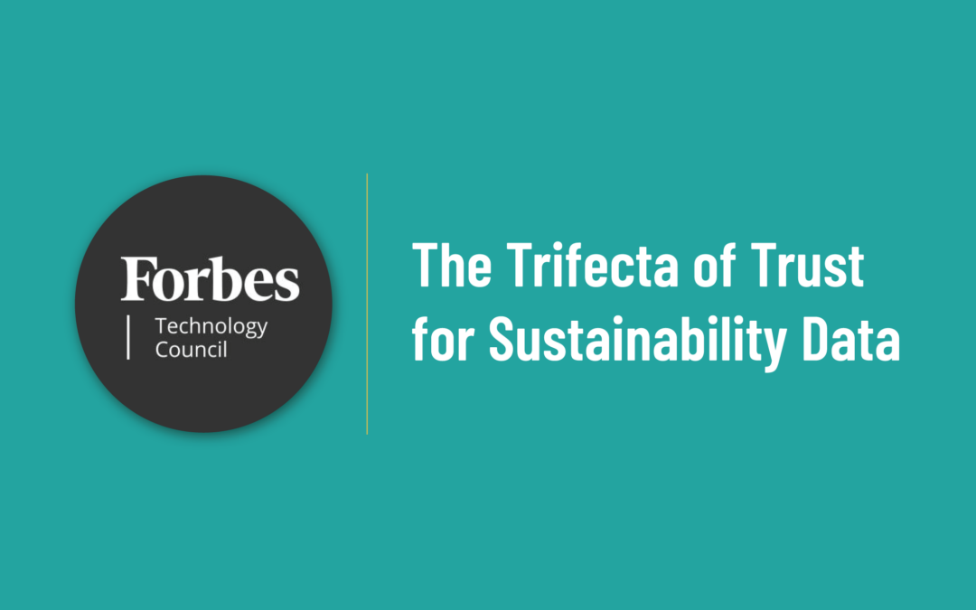 The Trifecta of Trust for Sustainability Data: Assertions, Assurance Reports and Audits