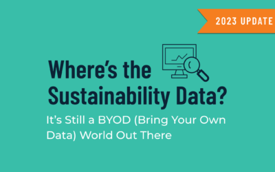 2023 Update: Where’s the Sustainability Data?