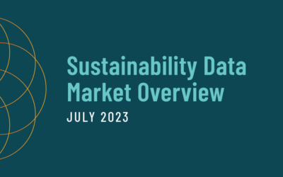 Sustainability Data Market Overview: July 2023
