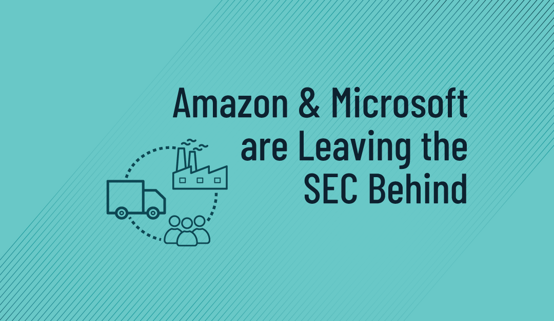Amazon and Microsoft are Leaving the SEC Behind