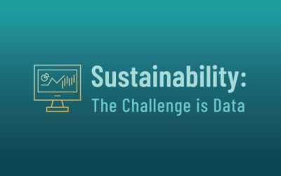Sustainability: The Challenge is Data