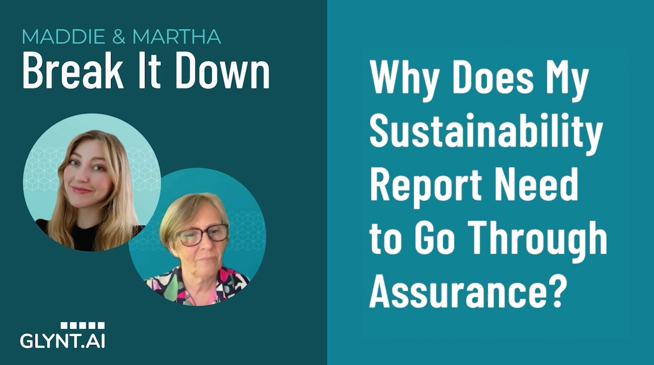 Why Does My Sustainability Report Need to Go Through Assurance?