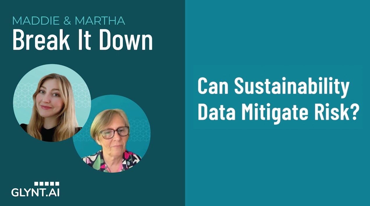 Can Sustainability Data Mitigate Risk?