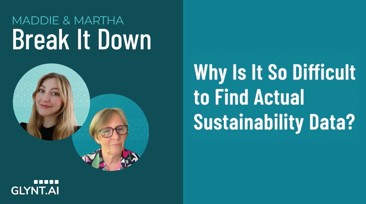 Why Is It So Difficult to Find Actual Sustainability Data?