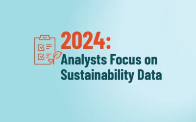 2024: Analysts Focus on Sustainability Data