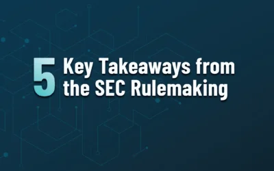 Five Key Takeaways from the SEC Rulemaking