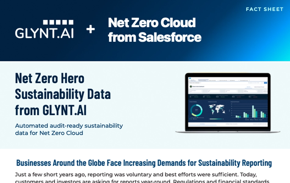 GLYNT.AI and Net Zero Cloud from Salesforce