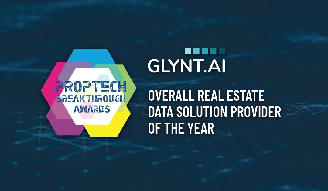 GLYNT.AI wins “Overall Real Estate Data Solution Provider of the Year” Award