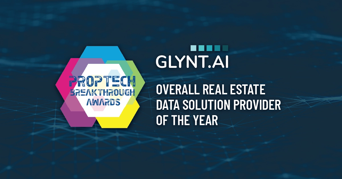 GLYNT.AI wins “Overall Real Estate Data Solution Provider of the Year” Award