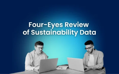 Four-Eyes Review of Sustainability Data